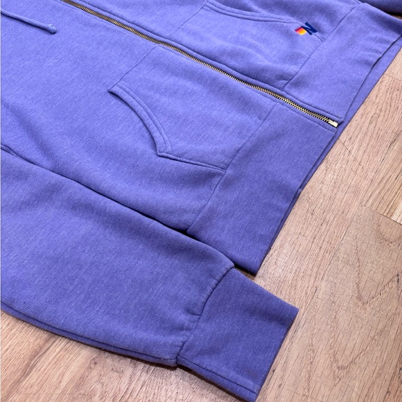 Aviator Nation Bolt 2 Hoodie - Lavender // Neon Pink - Picture 6 of 7